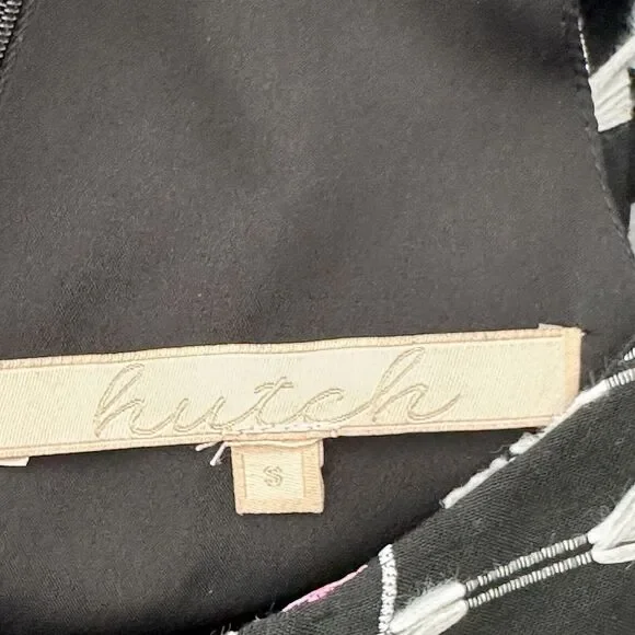 Anthropologie Hutch Sunglasses print artsy Shift halter art to wear Dress S - Picture 5 of 11